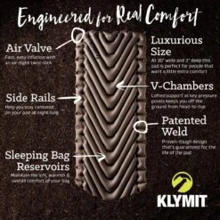 Matelas Klymit Static V Luxe 9 Matelas Klymit Static V Luxe -Terre Sauvage matelas gonflable klymit static v luxe
