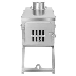 Winnerwell Fastfold Plus Titanium Nested Pipe M-sized Camping Stove -Terre Sauvage poele winnerwell fastfold plus titanium nested pipe camping stove 03