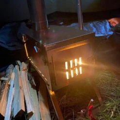 Winnerwell Fastfold Plus Titanium Nested Pipe M-sized Camping Stove -Terre Sauvage poele winnerwell fastfold plus titanium nested pipe camping stove 10