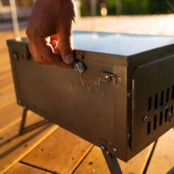 Winnerwell Fastfold Titanium Camping Stove -Terre Sauvage poele winnerwell fastfold titanium camping stove 50