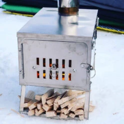 Winnerwell Fastfold Titanium Camping Stove -Terre Sauvage poele winnerwell fastfold titanium camping stove 63