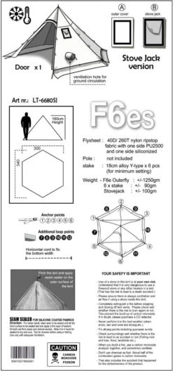 Luxe Outdoor Winter Shelter F6es -Terre Sauvage tipi luxe outdoor shelter f6e 05